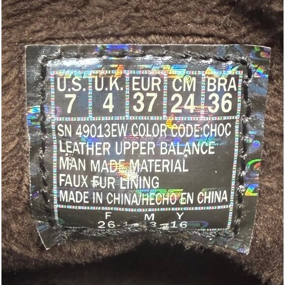 Skechers‎ Womens Totem Pole Relaxed Fit Brown Leather Ankle Boots Moc Toe Size 7 - Picture 7 of 10